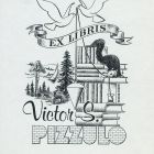 Ex-libris (bookplate) - Victor S. Pizzulo