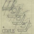 Plan - cover to the autumn book-catalog of Genius