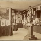 Photograph - Exhibition detail (small sculptures) at the 1905 exhibition of the National Royal Hungarian School of Applied Arts