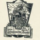 Ex-libris (bookplate) - count Árpád Markovits