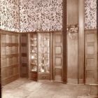 Interior photograph - dining room designed by Zoltán  Bálint and Lajos Jámbor the Lederer Villa (Kmetty street 31.)