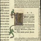 Incunable fragment