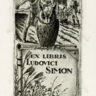 Ex-libris (bookplate) - Ludovici Simon