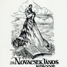 Ex-libris (bookplate) - Book of Dr. János Novacsek
