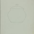 Plan - porcelain sugar bowl