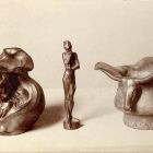 Photograph - Vases and figurine, Turin International Exhibition of Decorative Art, 1902.