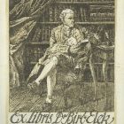 Ex-libris (bookplate) - Dr. Elek Biró