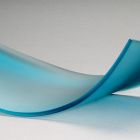 Glass sculpture - "Rise of the wave of dawn light"