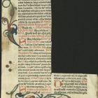 Incunable fragment