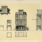 Design sheet - design for cupboard and chair