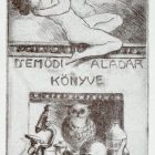 Ex-libris (bookplate) - Book of Dr. Aladár Emődi