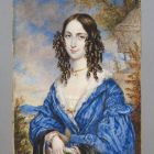 Miniature portrait - potrait of Lady Child-Villiers