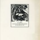 Ex-libris (bookplate) - Societatis Bibliophilorum Hungaricae