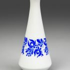 Vase (part of a set) - Part of the Krisztina-202 tableware set with blue Hungarian style pattern