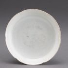 Small plate - With six lobbed rim