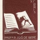 Ex-libris (bookplate) - Prof-is R. Soó de Bere