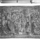 Photograph - 16th century tapestry from Brussels with coronation scene from Ferenc Hatvany's collection at the Exhibition of the Museum of Applied Arts 1926