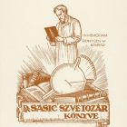 Ex-libris (bookplate) - Book of Dr. Szvetozár Sasic