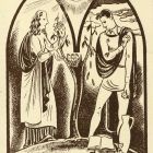 Ex-libris (bookplate) - Book of the family of Lajos Thurzó