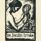 Ex-libris (bookplate) - Dr. István Siklósi