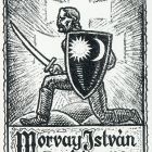 Ex-libris (bookplate) - Book of István Morvay