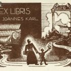 Ex-libris (bookplate) - Dr. Karl Joannes