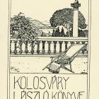 Ex-libris (bookplate) - The book of László Kolosváry