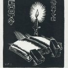 Ex-libris (bookplate) - The book of (Pál) Lehotay