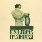 Ex-libris (bookplate) - Dr. (László) Siklóssy