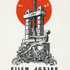 Occasional graphics - New Year greetings: József Fisch wünscht glückliches Neujahr 1932