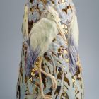 Vase - With marabou storks