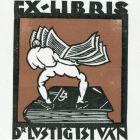 Ex-libris (bookplate) - Dr. István Lustig