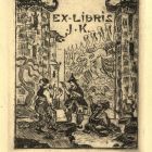 Ex-libris (bookplate) - J. K.