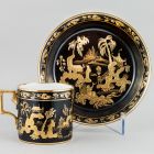 Cup and saucer - With chinoiserie decoration