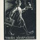 Ex-libris (bookplate) - The book of József Takács