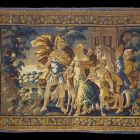 Tapestry - Diana going hunting with Mars