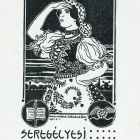 Ex-libris (bookplate) - Book of Ferenc Seregélyesi