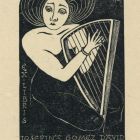 Ex-libris (bookplate) - Josefina Gomez David