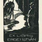 Ex-libris (bookplate) - István Erdei