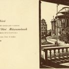 Occasional graphics - Invitation: Debrecen, Déri Museum