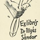 Ex-libris (bookplate) - Book of Dr. Sándor László Illyés