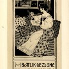 Ex-libris (bookplate) - This book belongs to Margit Tölgyessy, wife of Dezső Bottlik