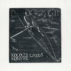 Ex-libris (bookplate) - Book of Lajos Kolozs