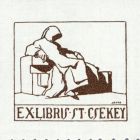 Ex-libris (bookplate) - St Csekey (István Csekey)