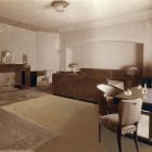 Exhibition photograph - bedroom furniture designed by EdeToroczkai Wigand, Spring Exhibition of Interior Design 1905