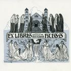 Ex-libris (bookplate) - prof. Richardi Huss