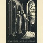 Ex-libris (bookplate) - Book of Dr. Sándor Wiltner