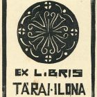 Ex-libris (bookplate) - Ilona Tárai
