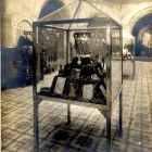 Exhibition photograph - artworks of Fülöp Ö. Beck in the second Hungarian Pavilion, Milan Universal Exposition 1906