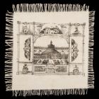 Commemorative kerchief - with a view of the central building of the 1873 Vienna World's Fair